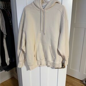 Aerie Cream Pullover Hoodie